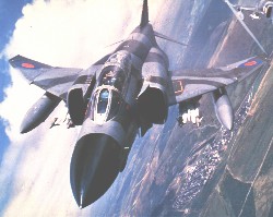 Phantom F4-M fighter-bomber.