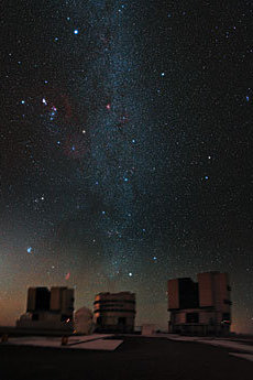 The Milky Way from the Southern Euopean Observatory: photo: ESO/Y.Beletsky.