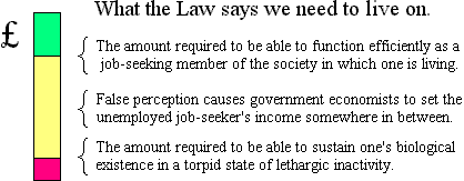 What the law says we need to live on.
