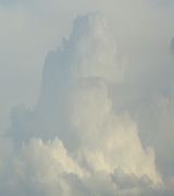 Turbulence in clouds.